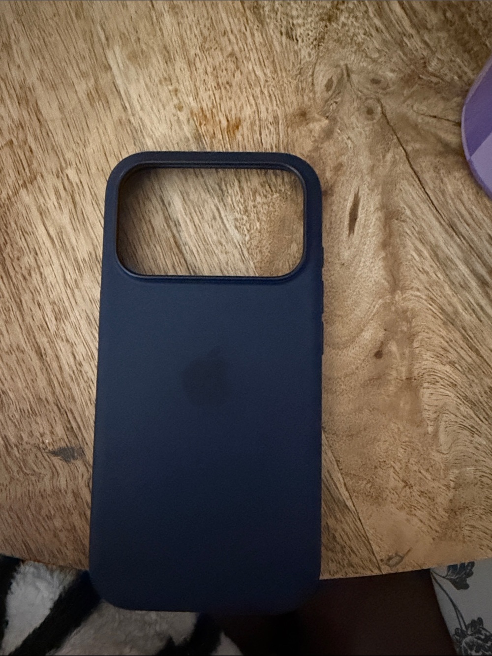 Apple Navy Blue Silicone iPhone Case